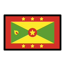 Grenada flag in OpenMoji style