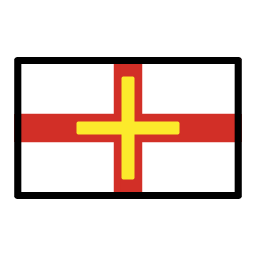 Guernsey flag in OpenMoji style