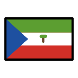 Equatorial Guinea flag in OpenMoji style