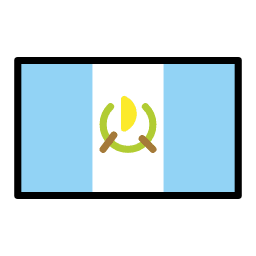 Guatemala flag in OpenMoji style