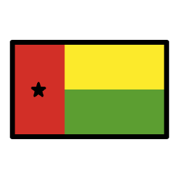 Guinea-Bissau flag in OpenMoji style