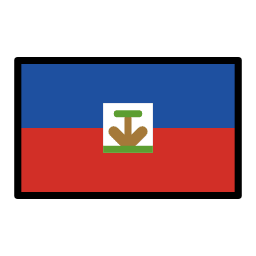Haiti flag in OpenMoji style