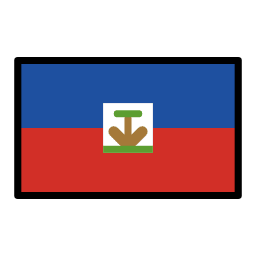 Haiti flag in OpenMoji style