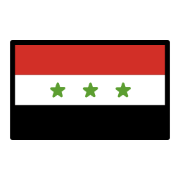 Iraq flag in OpenMoji style