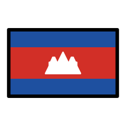 Cambodia flag in OpenMoji style