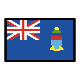 Cayman Islands flag in OpenMoji style