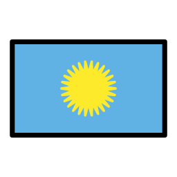 Kazakhstan flag in OpenMoji style