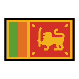 Sri Lanka flag in OpenMoji style