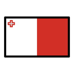 Malta flag in OpenMoji style