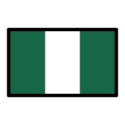 Nigeria flag in OpenMoji style