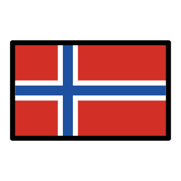 Norway flag in OpenMoji style