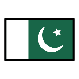 Pakistan flag in OpenMoji style