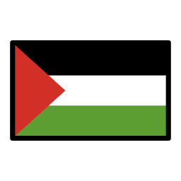 Palestine flag in OpenMoji style