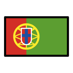 Portugal flag in OpenMoji style