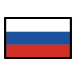 Russia flag in OpenMoji style