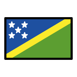 Solomon Islands flag in OpenMoji style