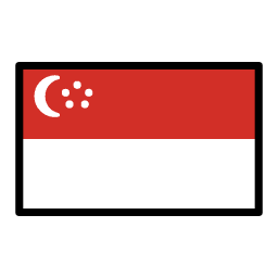 Singapore flag in OpenMoji style