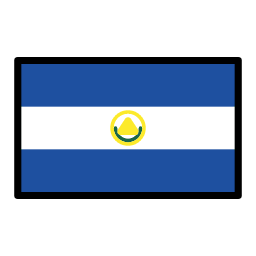 El Salvador flag in OpenMoji style