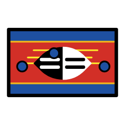 Eswatini flag in OpenMoji style