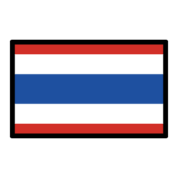 Thailand flag in OpenMoji style