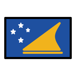 Tokelau flag in OpenMoji style