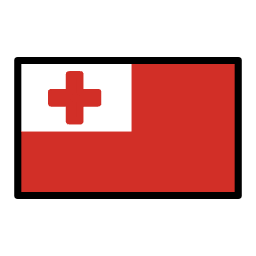 Tonga flag in OpenMoji style