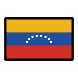 Venezuela flag in OpenMoji style