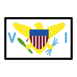 U.S. Virgin Islands flag in OpenMoji style