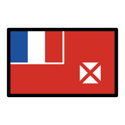 Wallis and Futuna flag in OpenMoji style