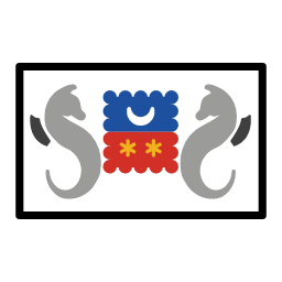 Mayotte flag in OpenMoji style