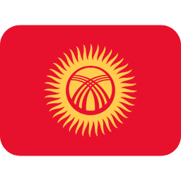 Kyrgyzstan flag on X/Twitter