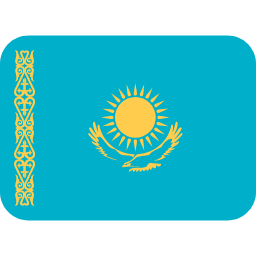 Kazakhstan flag on X/Twitter