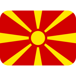 North Macedonia flag on X/Twitter