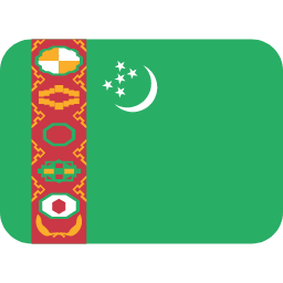 Turkmenistan flag on X/Twitter