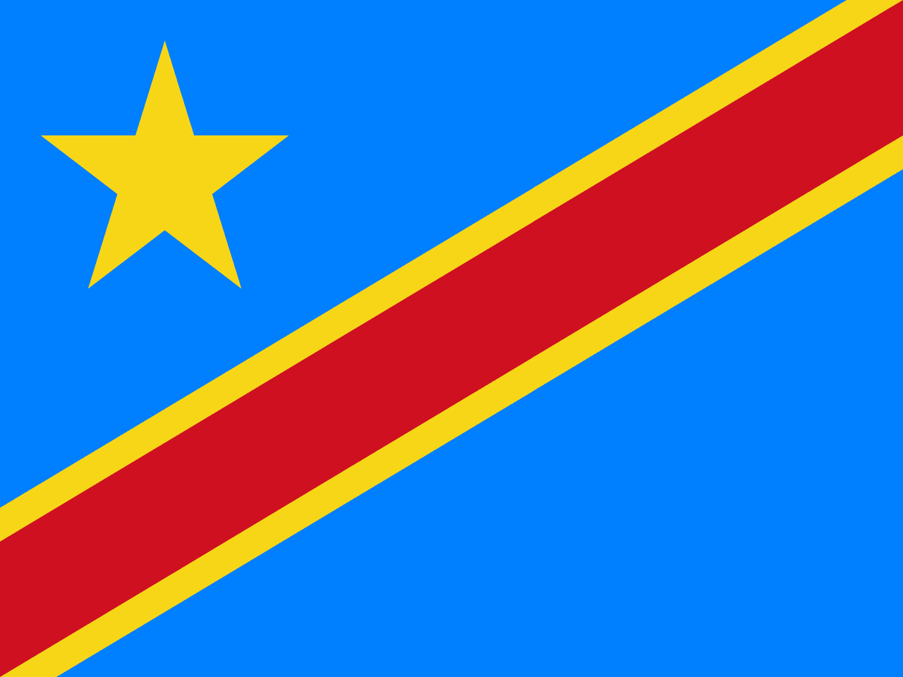 Flag of Congo, Democratic Republic of the