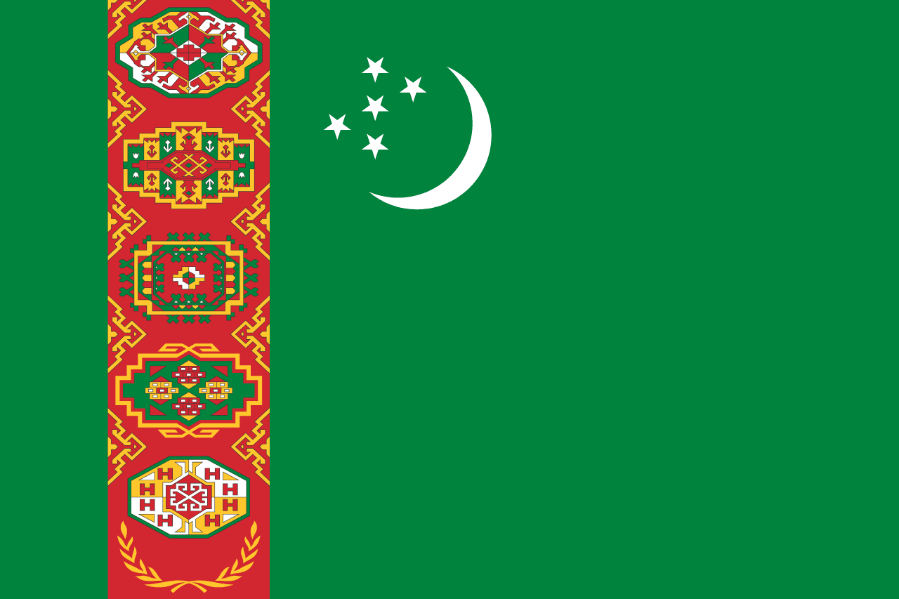 Flag of Turkmenistan