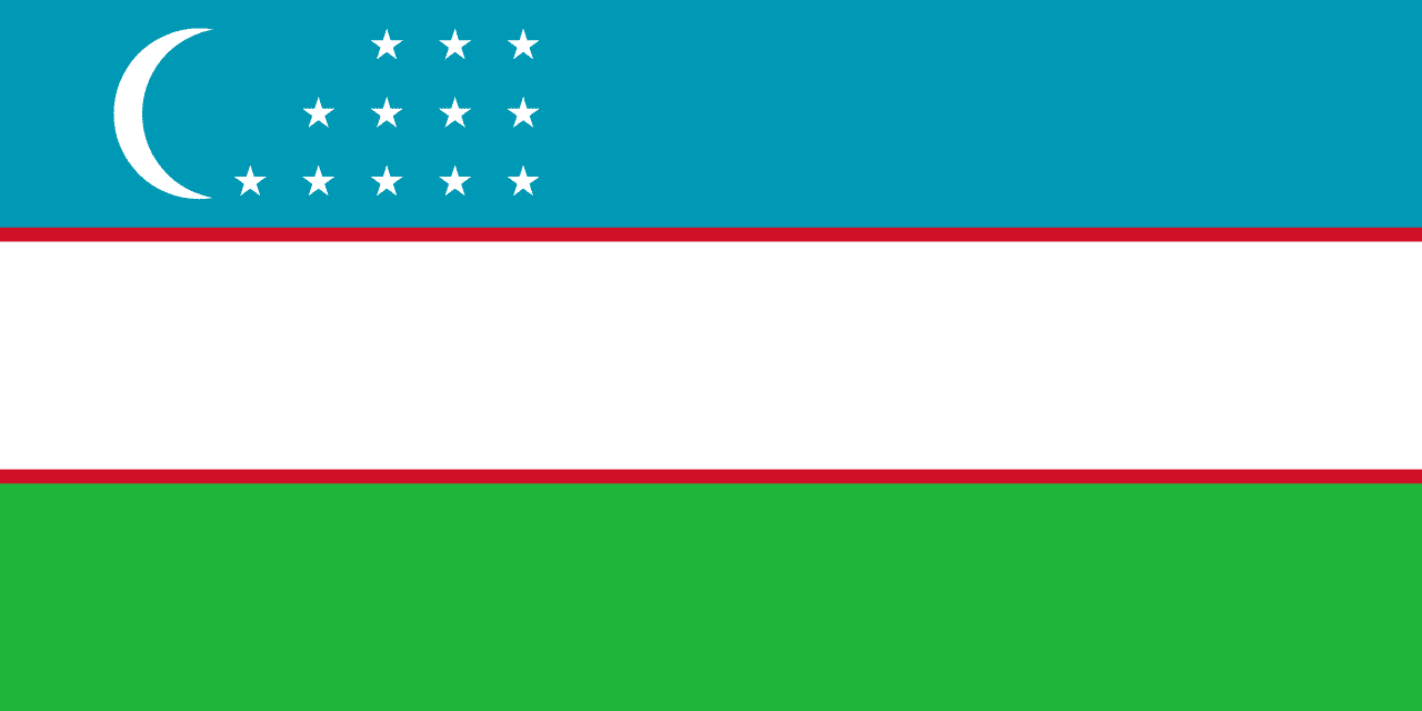 Flag of Uzbekistan