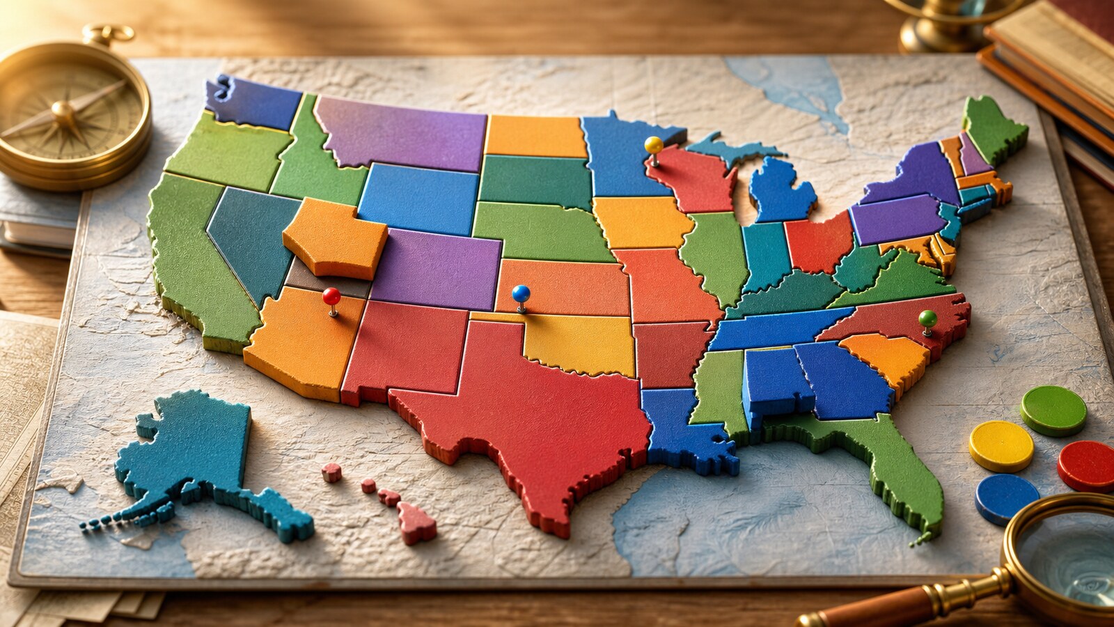 US States: Flags, Capitals, Abbreviations, and Quizzes - Flag Match
